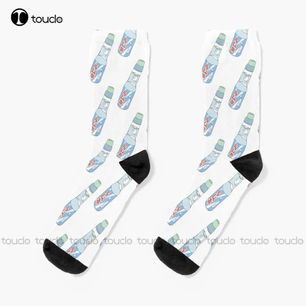 Kawaii Soda Drink Socks Sock Christmas Gift Custom Unisex Adult Teen Youth Socks Women Men 360° Digital Print Hd High Quality