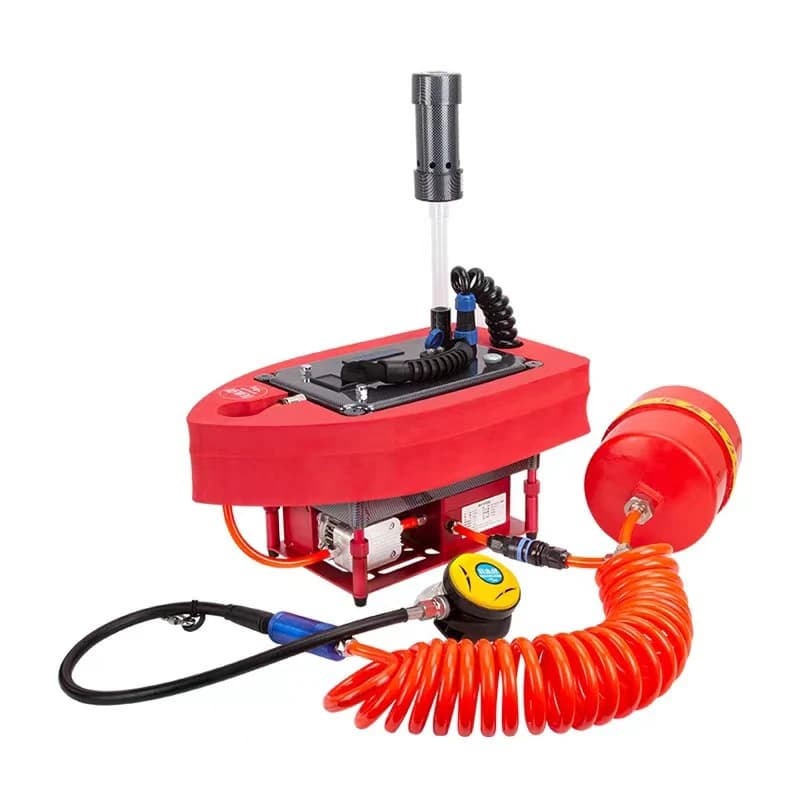 180W Submersible Breathing Apparatus Diving Snorkel Underwater Fishing Breathing 4.5-10 Hours Diving Maximum Depth of 12 Meters