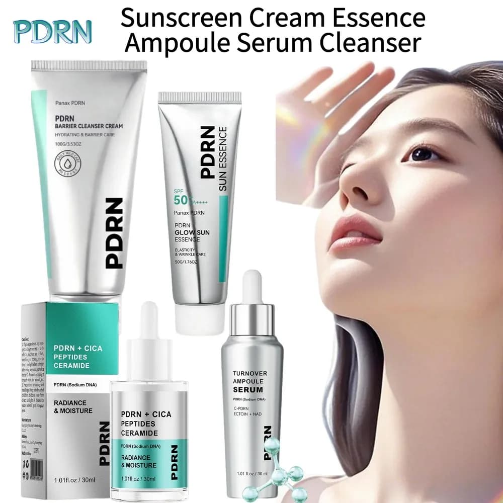 Sunscreen Cream Essence Ampoule Serum Cleanser Facial Skin Care Repair Cleansing Brightening Moisturizing UV Protect Anti-Aging