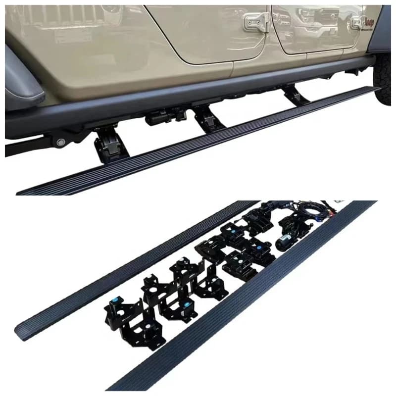 Car Accessories 4X4 Pickup Truck Aluminum Automatic Power Running Boards For Gladiator JT Electric Side Step