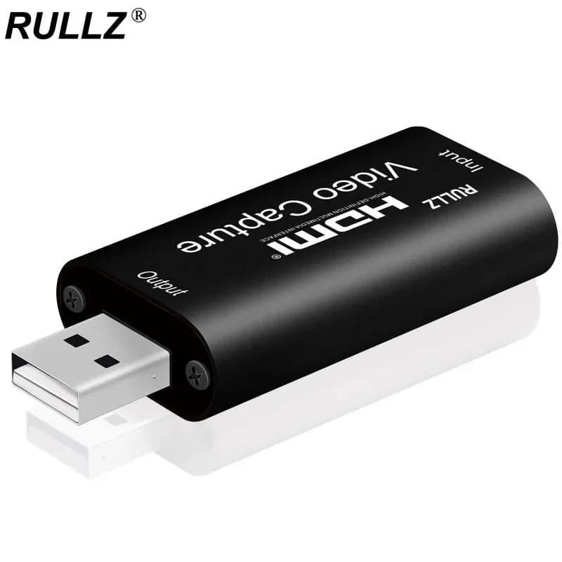 Scheda di acquisizione HDMI originale Rullz 4K Dispositivo di acquisizione giochi USB 1080P per la registrazione video PC Telefono Android Streaming Trasmissione in diretta