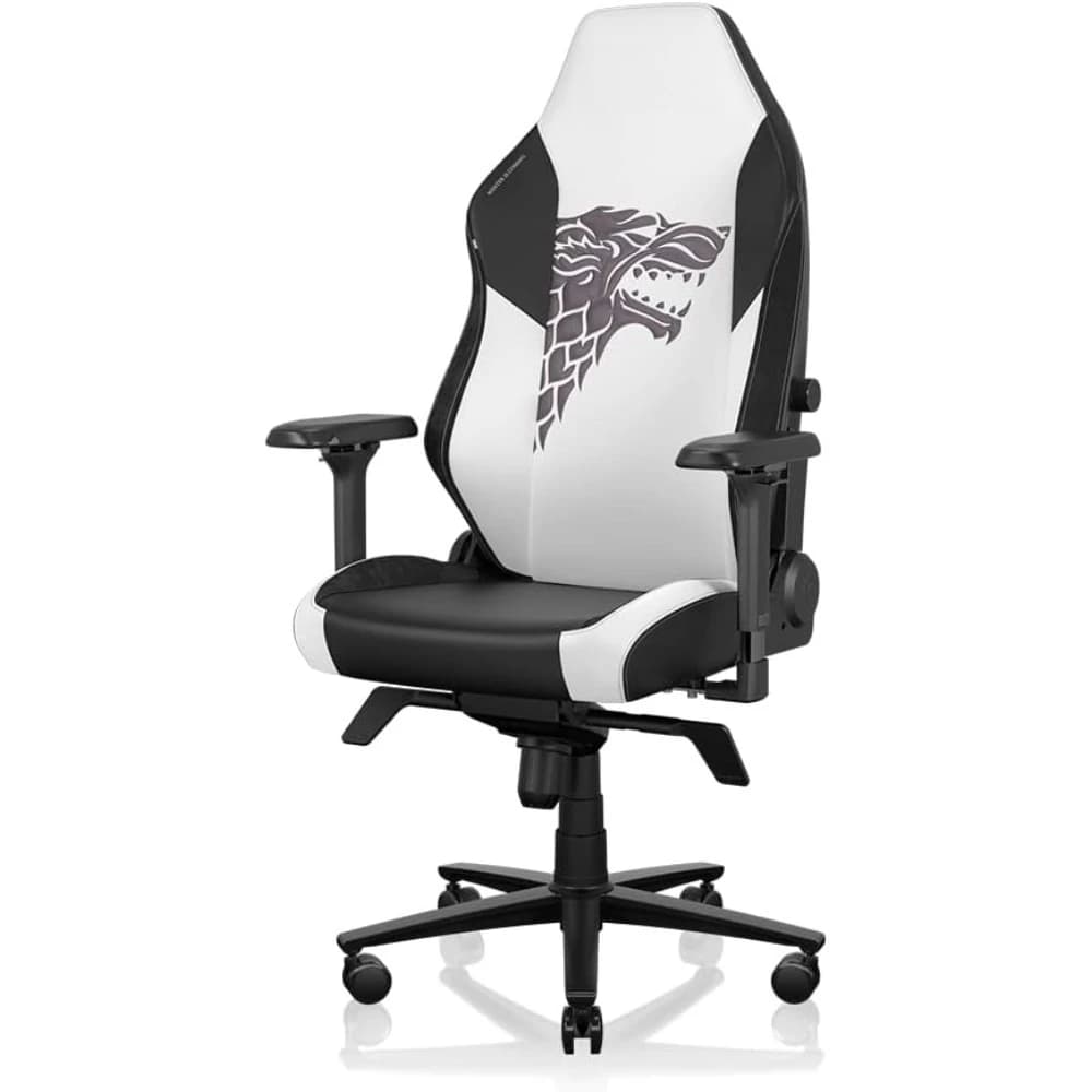 Sedia da Computer Ergonomica e Confortevole con Braccioli 4D - Cuscino Magnetico per la Testa e Supporto Lombare, Sedia da Gaming