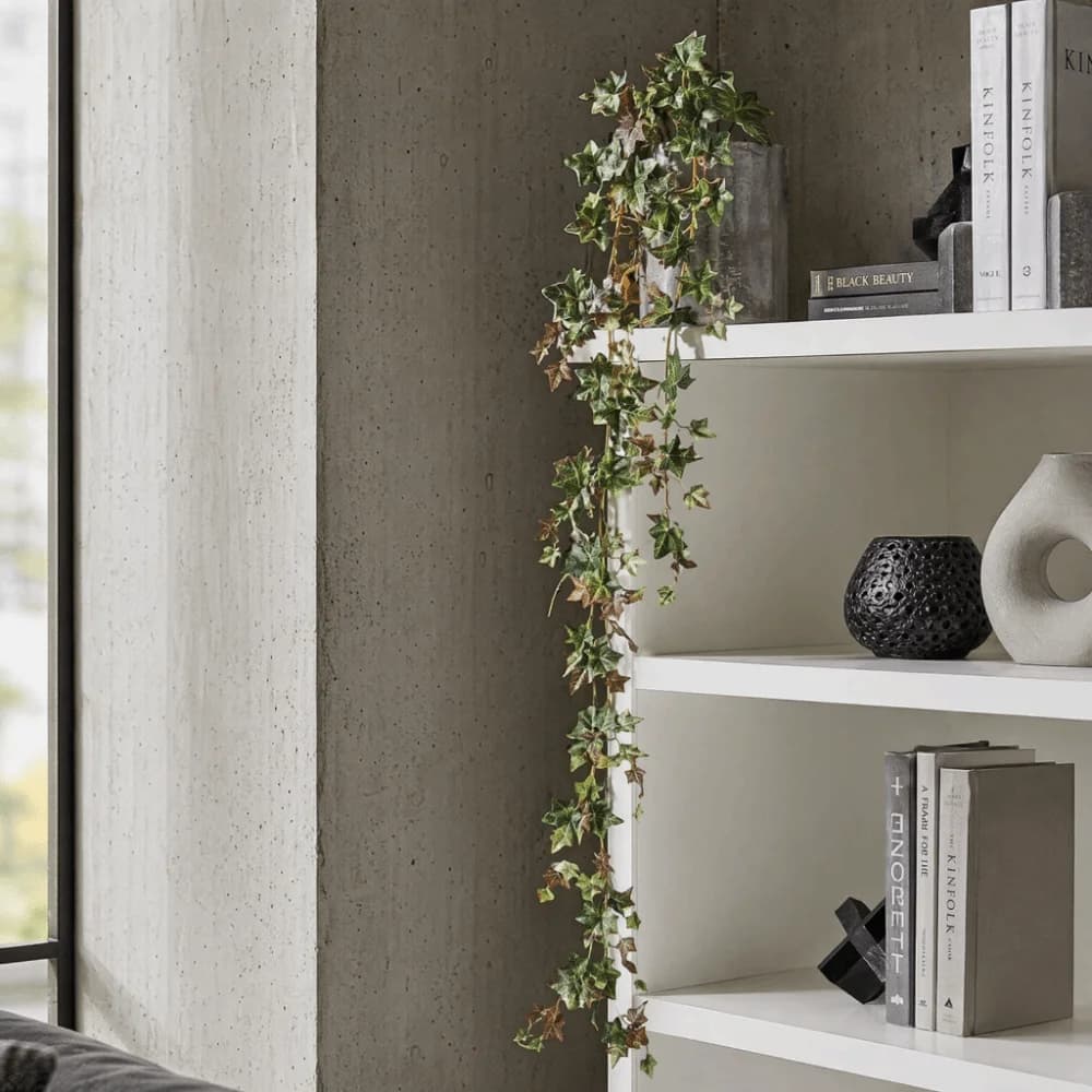 Single Strand Artificial Ivy Vine 1.8m Length Pipe Wrap Design Trailing Climbing Plants Autumn Fall Color Artificial Material