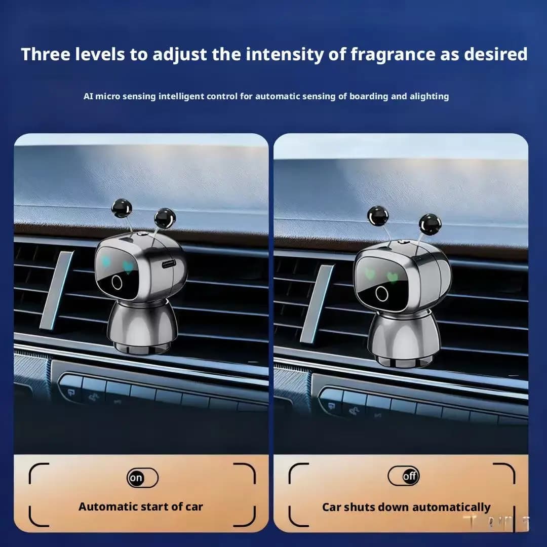 Auto AI Aromatherapy Smart Robot Spray Car Perfume Air Conditioning Smooth Decoration Removal of fragrances and odours