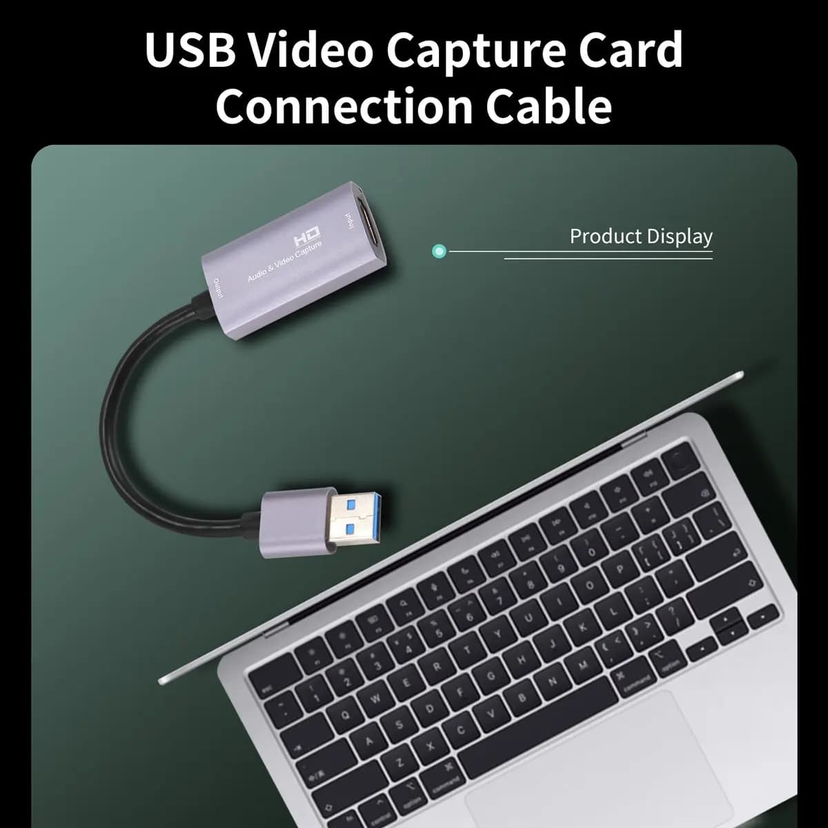New model Video Capture Card USB 3.0 HD Audio Capture Card 4K 60FPS Game Real-Time Streaming Video Recorder Capture Device