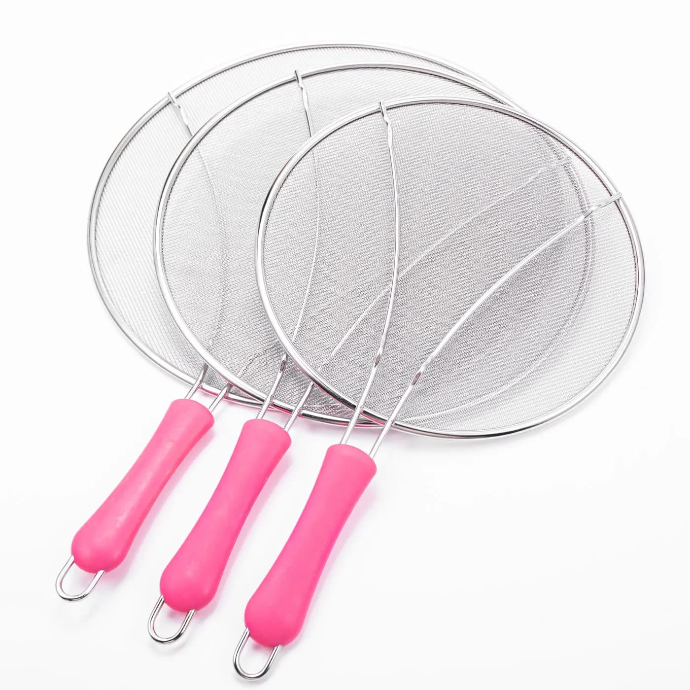 tastyWay Oil Splatter Screen, Stainless Steel Mesh, Splatter Guard, Oil Mesh, Splatter Lid, Frying Pan, Soup Pot, Frying Oil, Ki