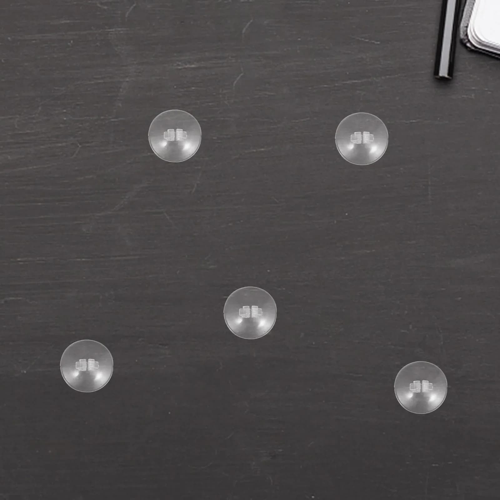 100 Pezzi Mini Clip a Ventosa Trasparenti in Plastica per Luci di Natale, Supporti per Luci Fatate da Esterno e Interno