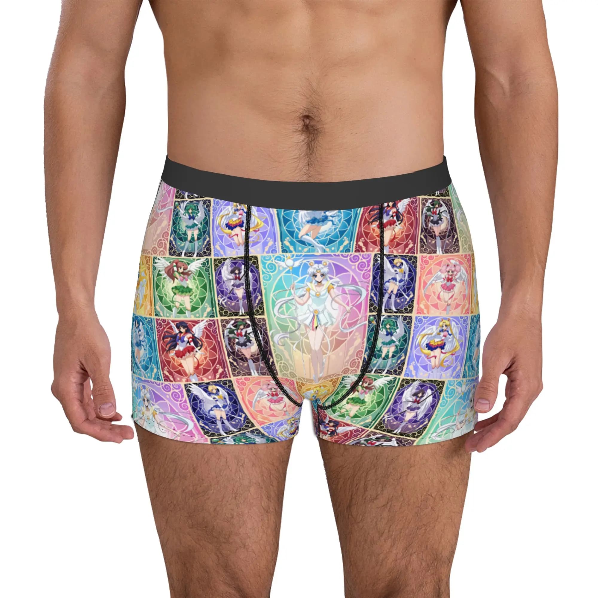 Male Cool Sailor Saturn Moon Cosmos Underwear Mercury Uranus Boxer Briefs Soft Shorts Panties Underpants