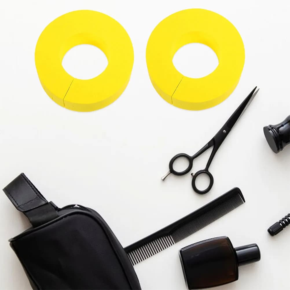 Set of 6 Sponge Rings to Garnish Hair Without Damaging, Design to C, Safe Hair Fixing Tool