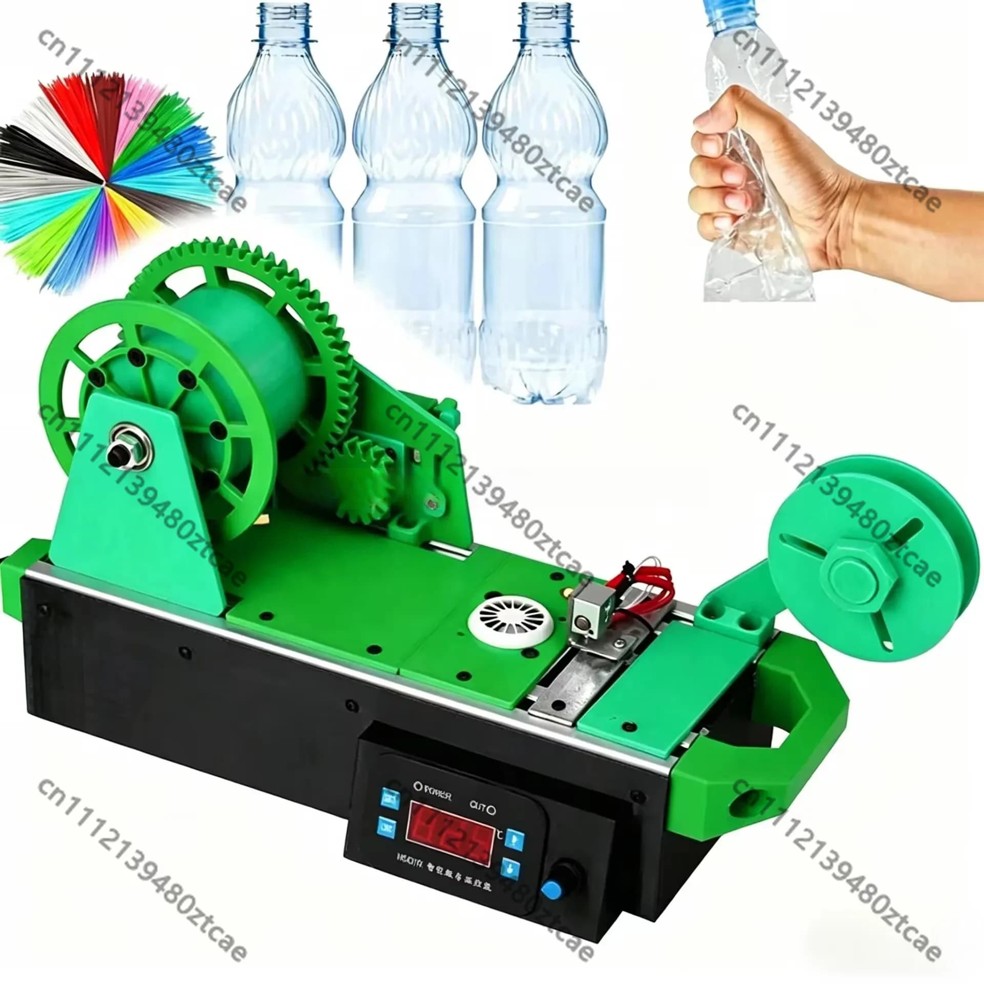 1.8mm Desktop PET Bottle Recycling Extruder PLA ABS Plastic 3D Printing Filament Maker Machine