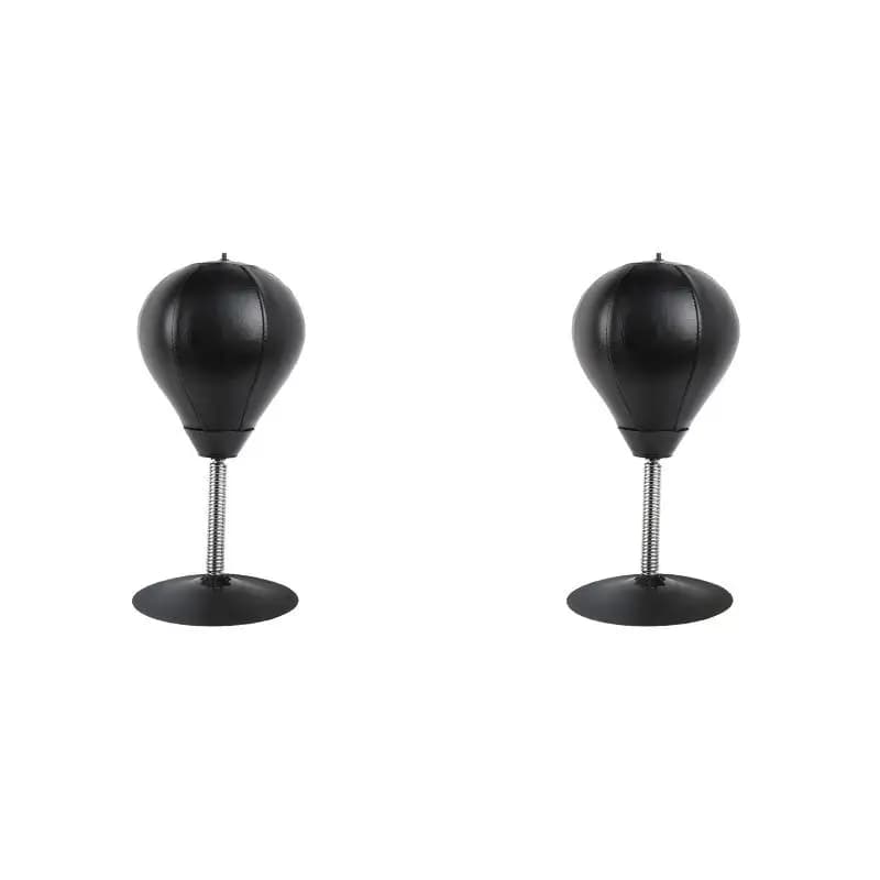 2PackX(Desktop Boxing Punching Bag Stress Relief Speed Training Punching Bag Muay Tai Exercise Suction Table Boxing Punch Ball)