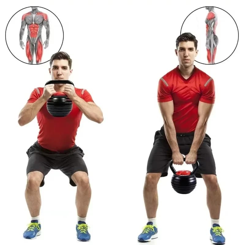 New Arrival Adjustable Kettlebell Premium Design For Gym Fitness And Popular Competition Training