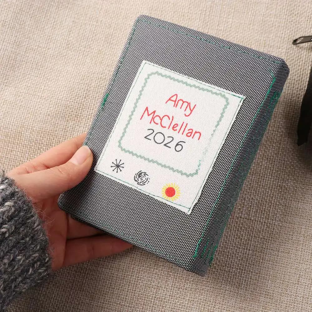 Set da 86 Pezzi, 106 Modelli, Kit Libro Ricamo con Esempi di Punti, Libro Portatile per Cucito e Ricamo, per Lavori Artigianali in Lino e Feltro