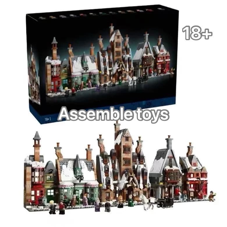 76457 Set di Costruzioni Banda, Modello Villaggio di Mordor, Gioco Creativo, Decorazione per la Casa, Regalo Ideale, Compatibile con Mattoncini LEGO