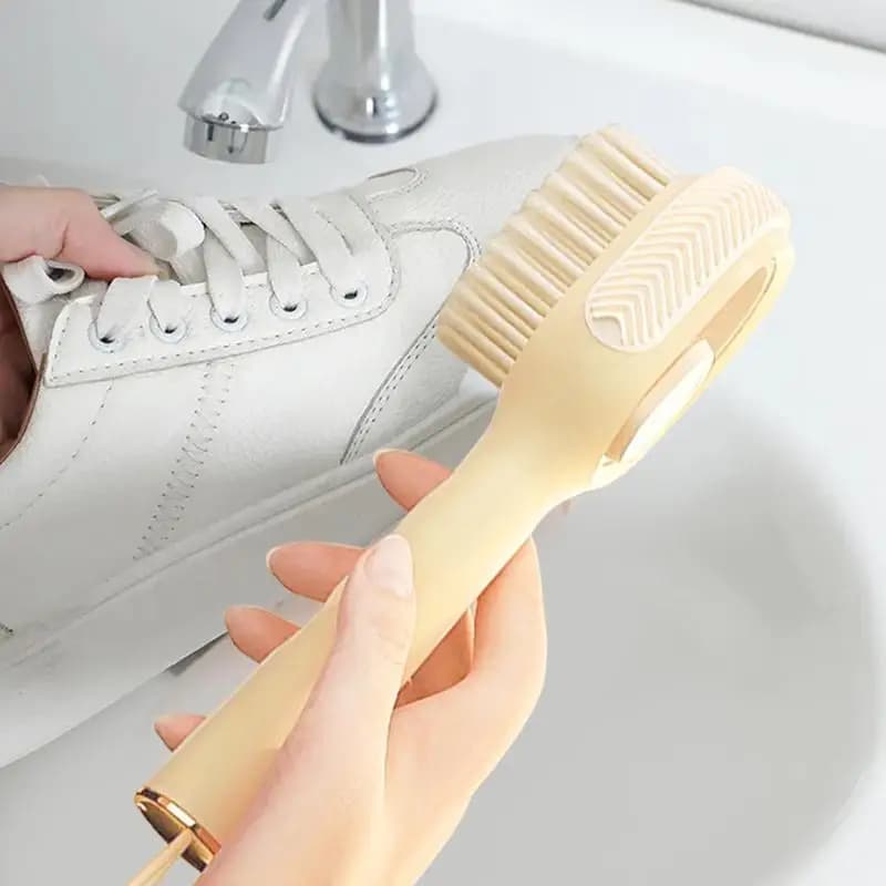 Spazzola per scarpe da bucato Spazzola per pulizia scarpe liquida Spazzola per pulizia scarpe liquida leggera appendibile per uso domestico Bagno Cucina