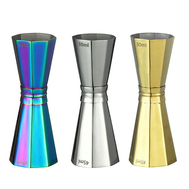 Accessori da bar per strumenti da bar con misurino per cocktail ottagonale