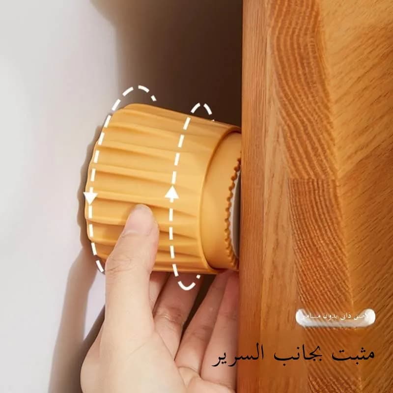 Fissatore superiore per testiera letto, eliminatore di rumore anti-collisione, supporto stabile per la stabilizzazione dello schienale del letto e organizer per gambe del tavolo