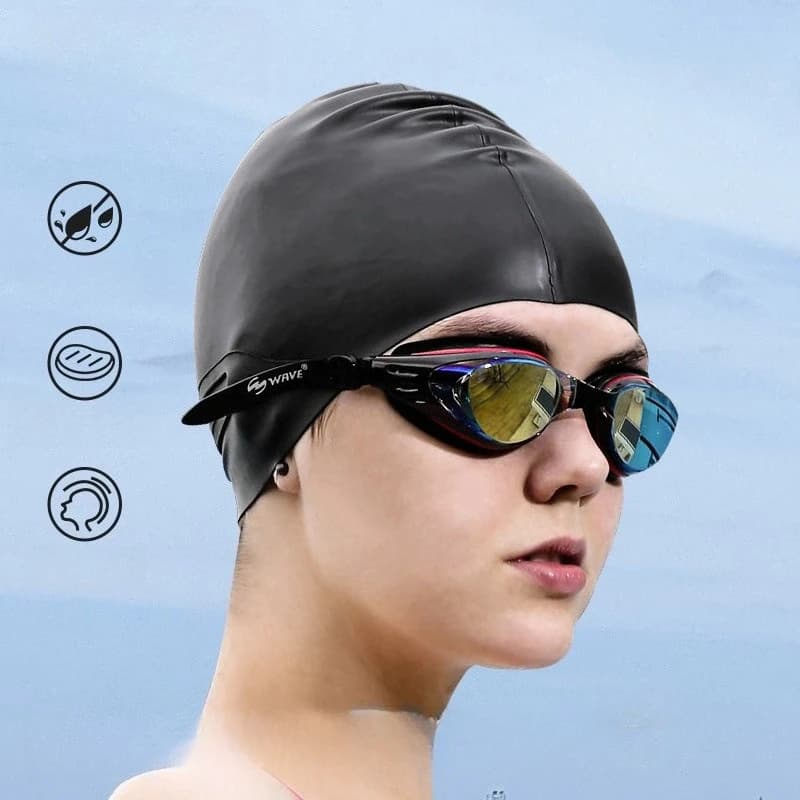 High Definition Electroplated Swimwear for Adults, Waterproof and Anti-fog, with Large Montature