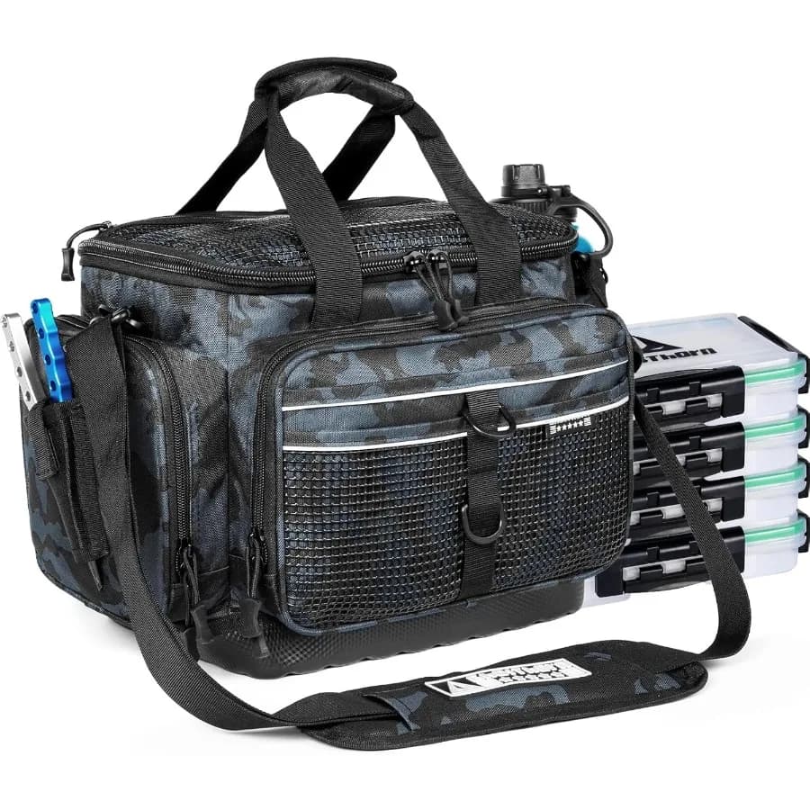 Ghosthorn Fishing Equipment Box 3600 and 3700 waterproof trays with removable dividers to store baits Plastic equipment box
