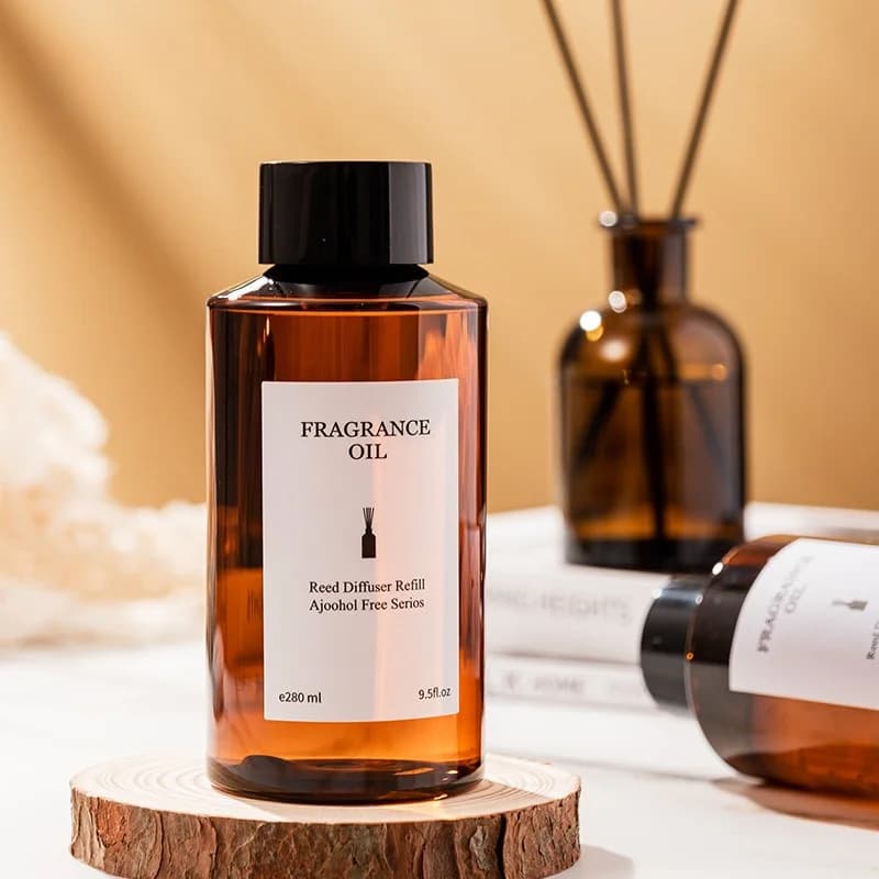 280ML Reed Diffuser Refill Oil Premium Fragrance Liquid for Home Bedroom Hotel Scent Essential Oil Diffuser Decor Perfume