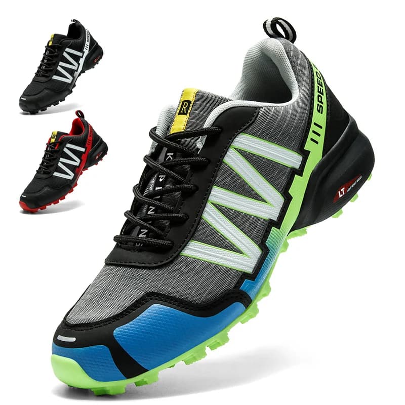 Uomo Donna Scarpe da trekking Scarpe da ginnastica impermeabili da campeggio all'aperto Scarpe da trekking da arrampicata con lacci Stivali tattici da caccia da uomo