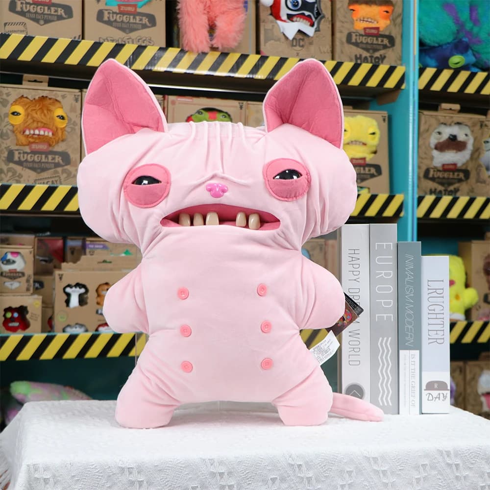 Peluche Fuggler Big Fugg da 47 cm, divertente mostro dalle denti brutti, morbidi cuscini, simpatico pupazzo in peluche, regalo di compleanno