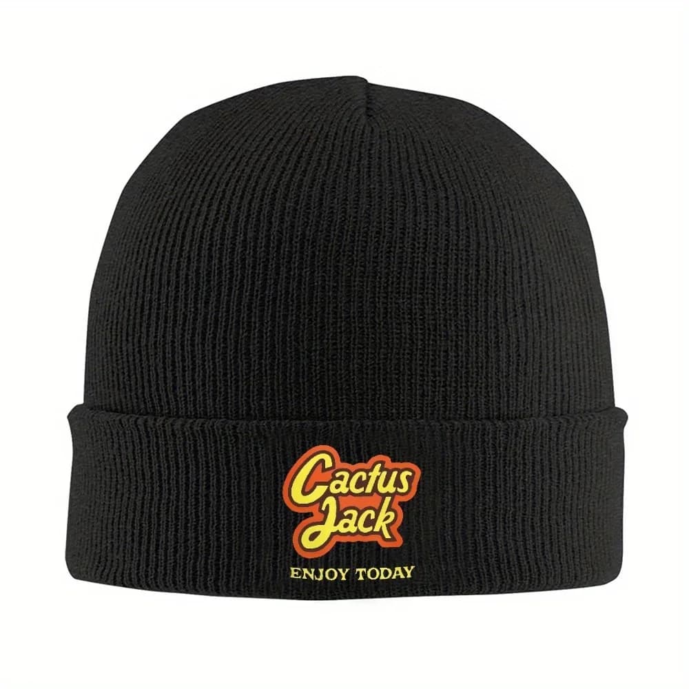 1pc Cactus Jack Retro Knitted Caps for Women Men Beanie Autumn Winter Hat Acrylic Rapper Hip Hop Casual Caps