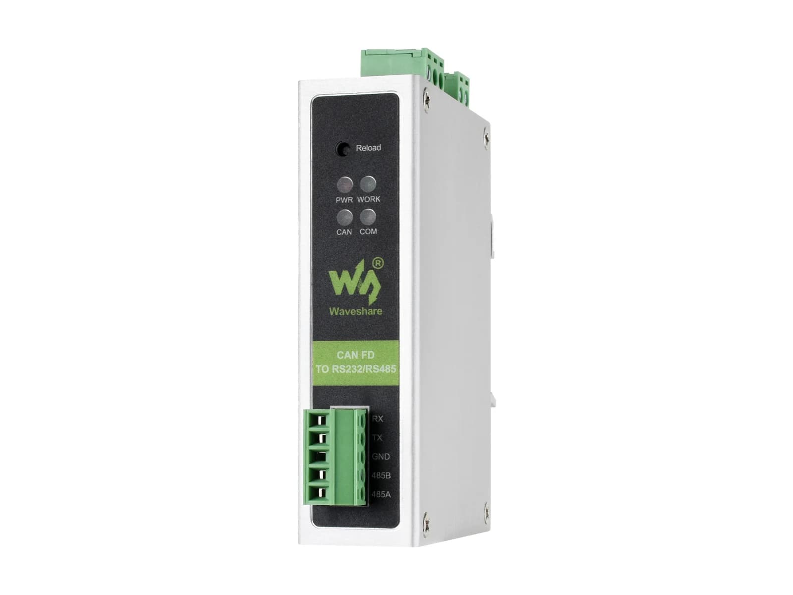 CAN FD protocol converter, two-way CAN FD data communication to RS232/RS485, supports 5 data conversion modes and CAN 2.0A/B