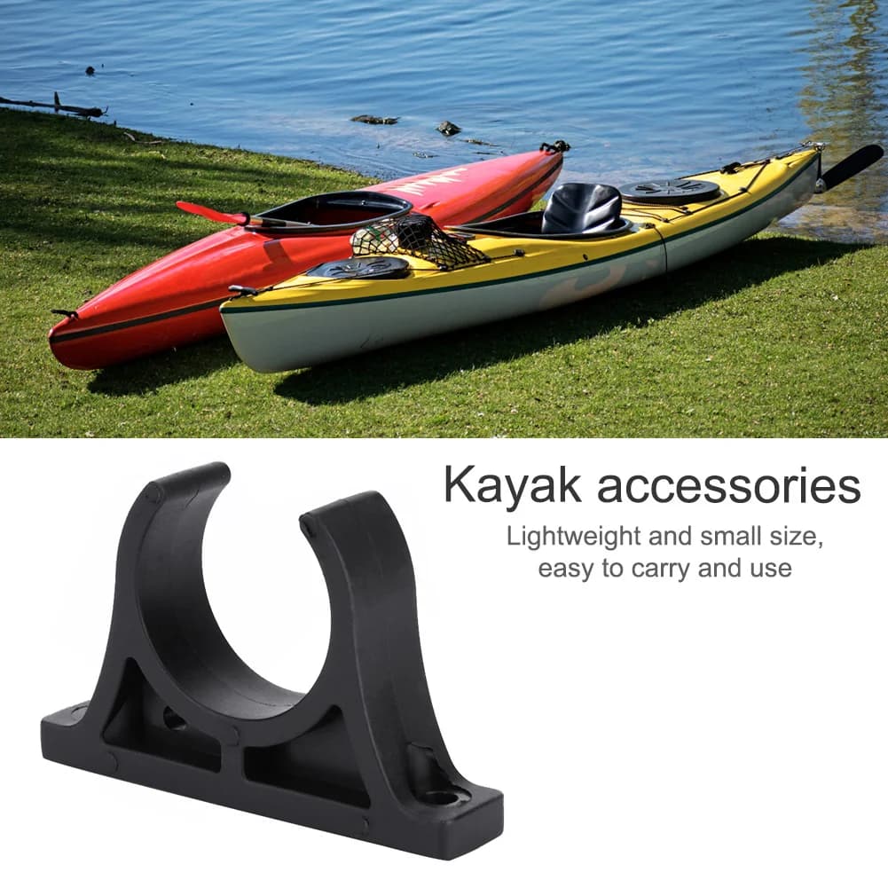 1 Paio di Clip Porta-Pagaie in Plastica Resistente per Kayak, Canoe e Barche a Remi