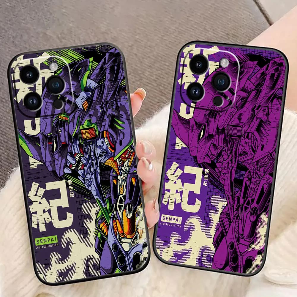 Phone Cover N-Neon G-Genesis E-Evangelion 01 02 for iPhone Apple 17 AIR 16E 16 15 14 13 12 11 Pro XR Max 8 7 Plus in TPU