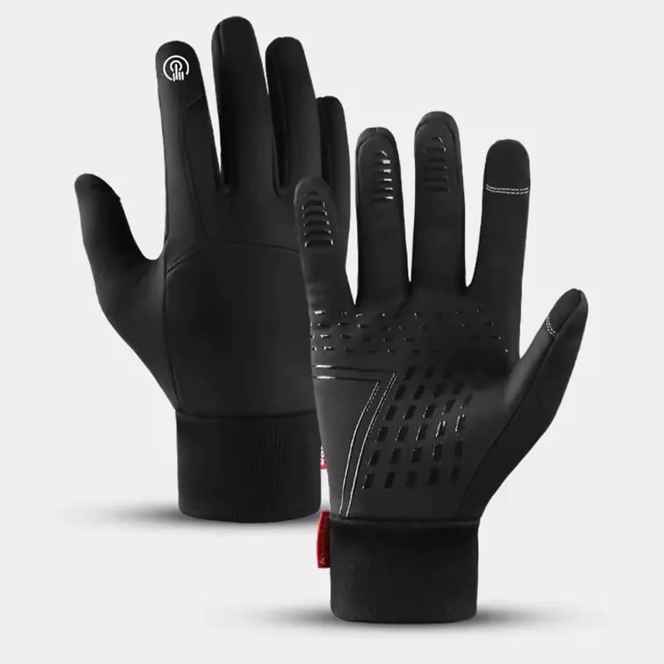 Men's Gloves Autumn Winter Cycling Outdoor Black Gym Fitness Sports Running Touch Screen Hot Gloves Non-slip Motorcycle Gloves