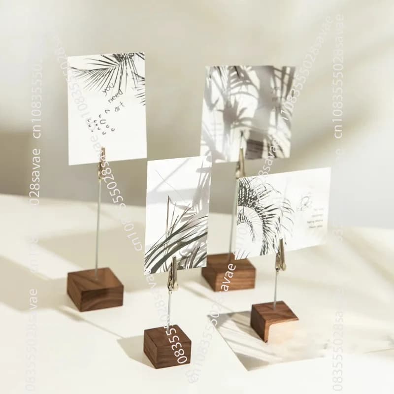 Porta etichette in legno massello Etichetta verticale Etichetta prezzo panetteria Tabellone torta Dessert Stand Cartellino prezzo 20pz