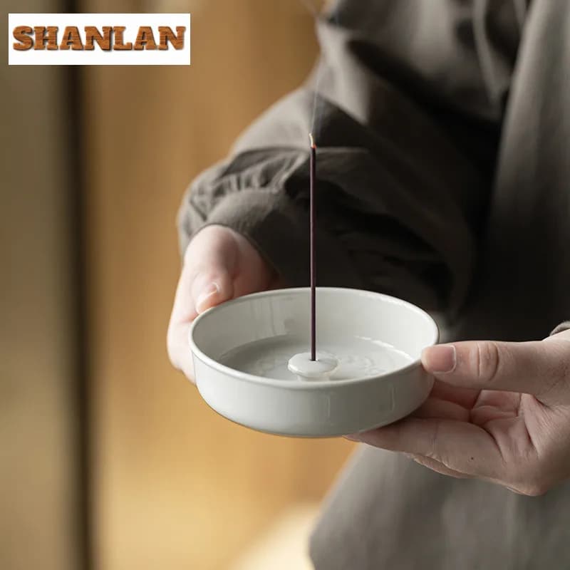 Pianta Cenere Ruyi Porta Incenso Retro Zen Giardino Bruciatori di Incenso Meditazione Profumata Candele Aromatiche Incensiere Teaset Ornamenti Artigianali