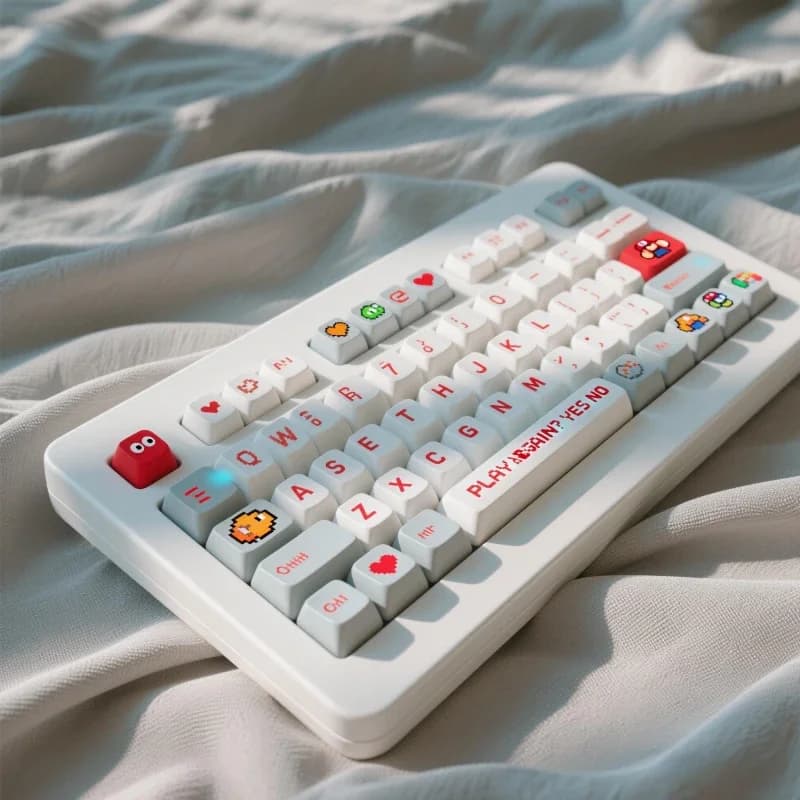Cyber 40 40% Configurazione Kit tastiera 42 tasti Stampa 3D QMK/VAIL Personalizzato RGB Hot Swap Tastiera da gioco ergonomica PC Gamer