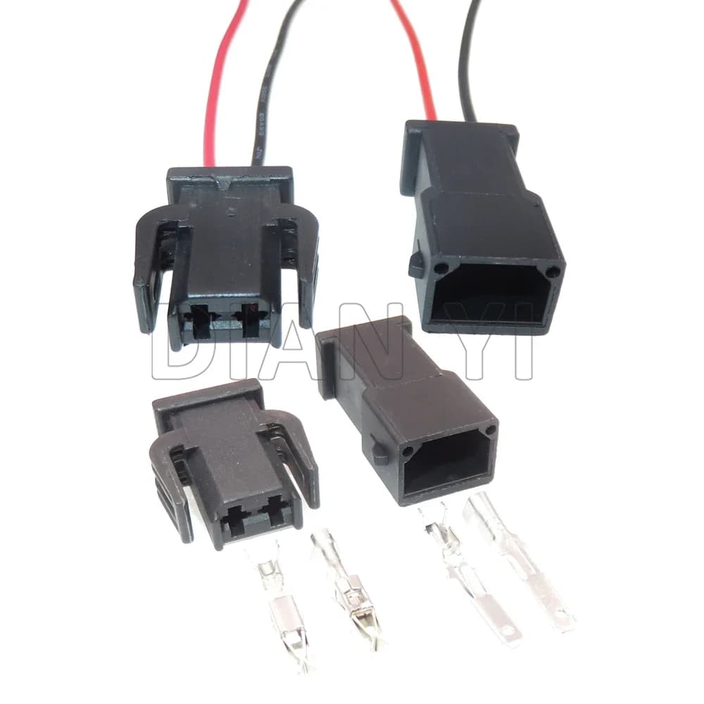 Set di 2 Connettori per Cavi Luce Porta Auto con Terminale 893971632 893971992, Assemblaggio AC, Sensore ABS per Auto, Connettore Non Sigillato