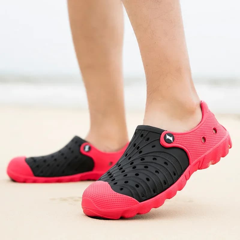 Sandali cavi da uomo sportivi estivi Scarpe da spiaggia casual Sandali comodi e traspiranti Comode pantofole unisex con suola morbida in Eva