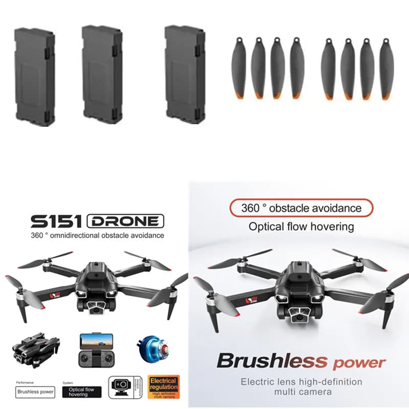S151 Drone Batteria 3.7V 2000MAH batteria USB elica per S151 Drone Parte S151 3.7V 2000MAH Batteria S151 MAX Dron Parti di batterie