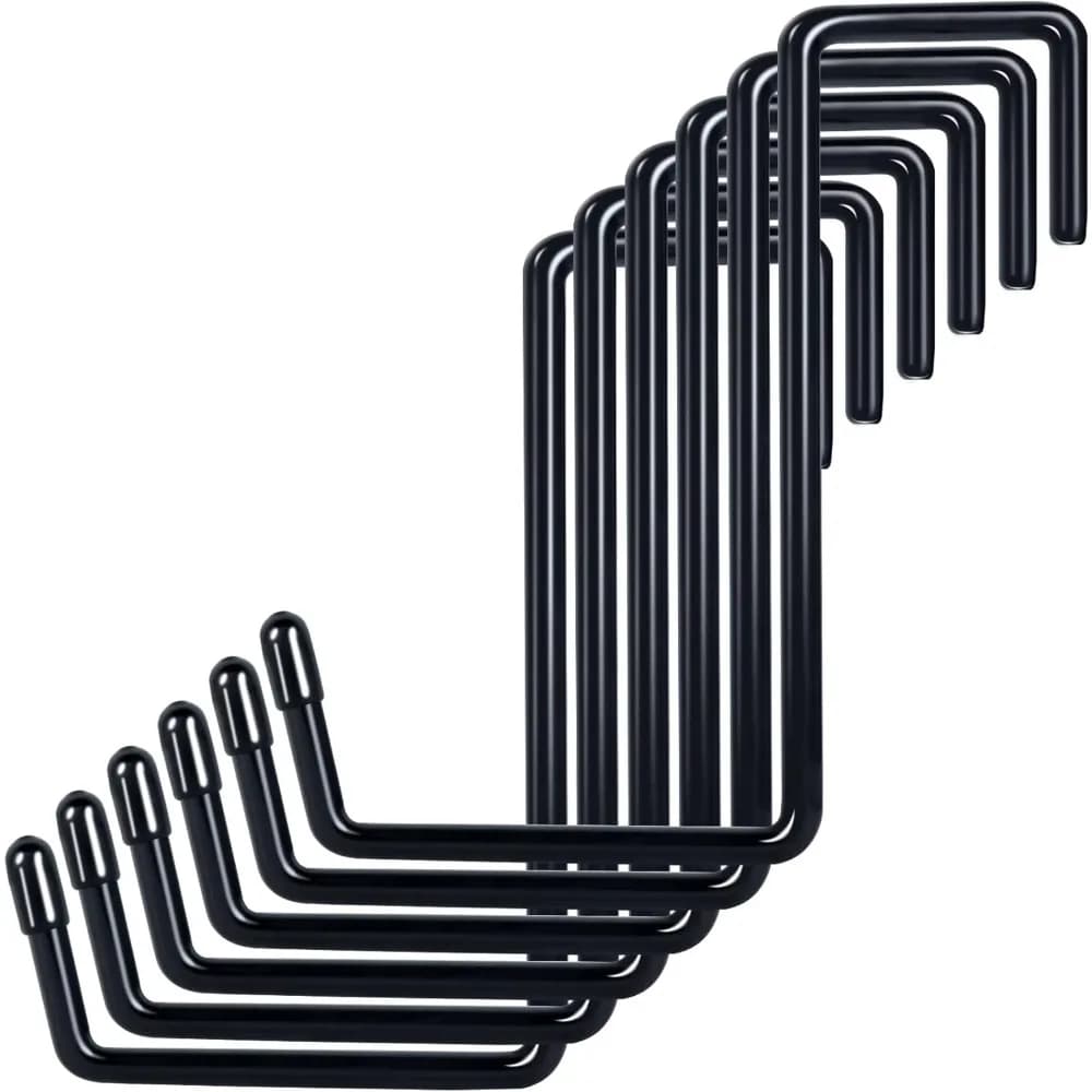 Grandi 2/3/4/6/9 PCS Ganci per garage Ganci a S di grandi dimensioni resistenti Nessuna foratura richiesta Scala Gancio per trave per bicicletta Strumento per l'organizzatore del giardino