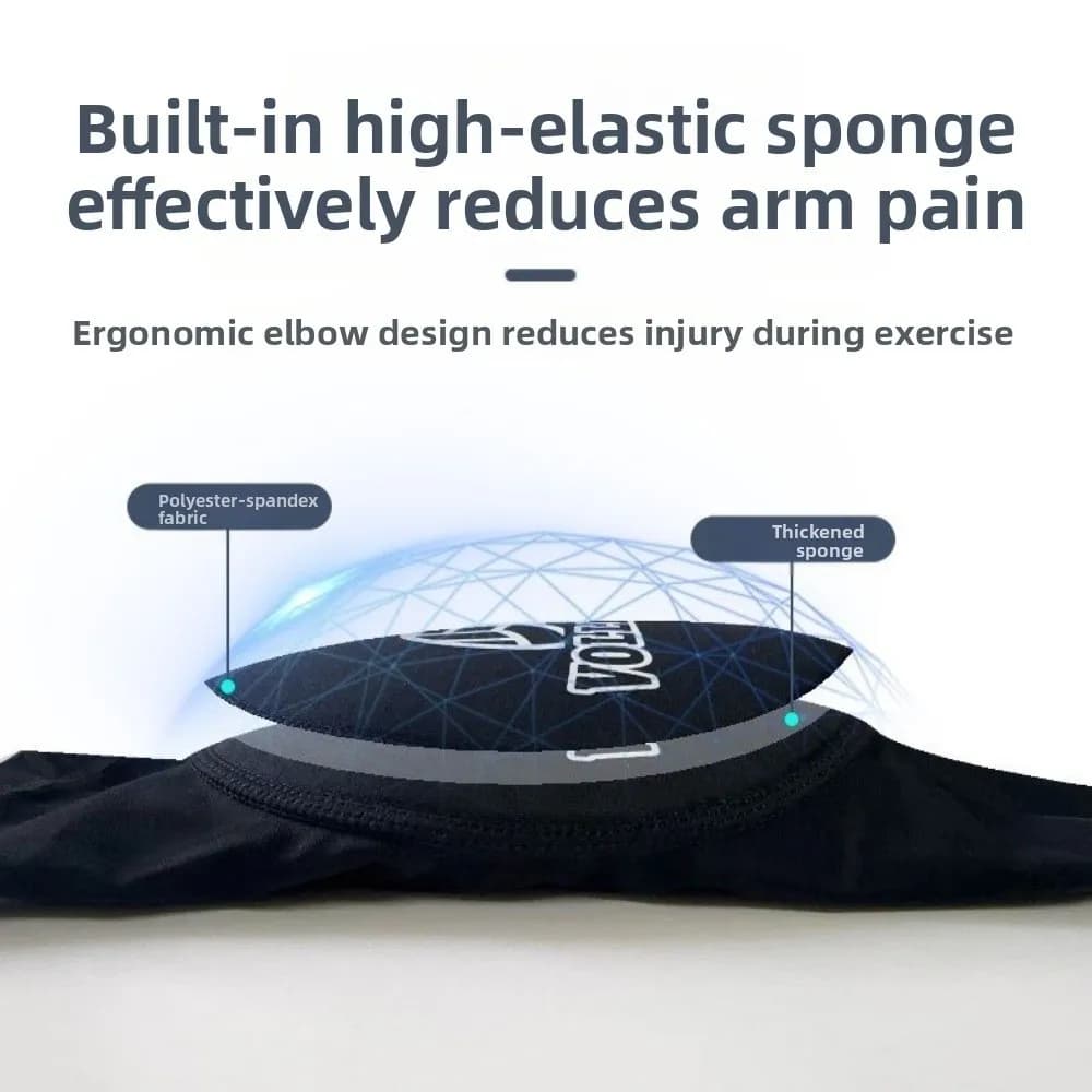 1Pair Breathable Volleyball Arm Sleeves Compression Protection Pad Sports Arm Guard Elastic Sweat-absorbent Forearm Sleeves