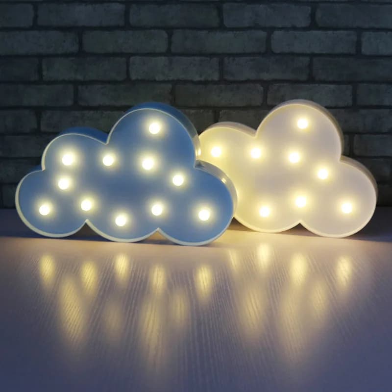 Cloud LED 3D Cartoon Light Night Light simpatico regalo per bambini giocattolo per bambini per la decorazione della camera da letto per bambini illuminazione adorabile per interni