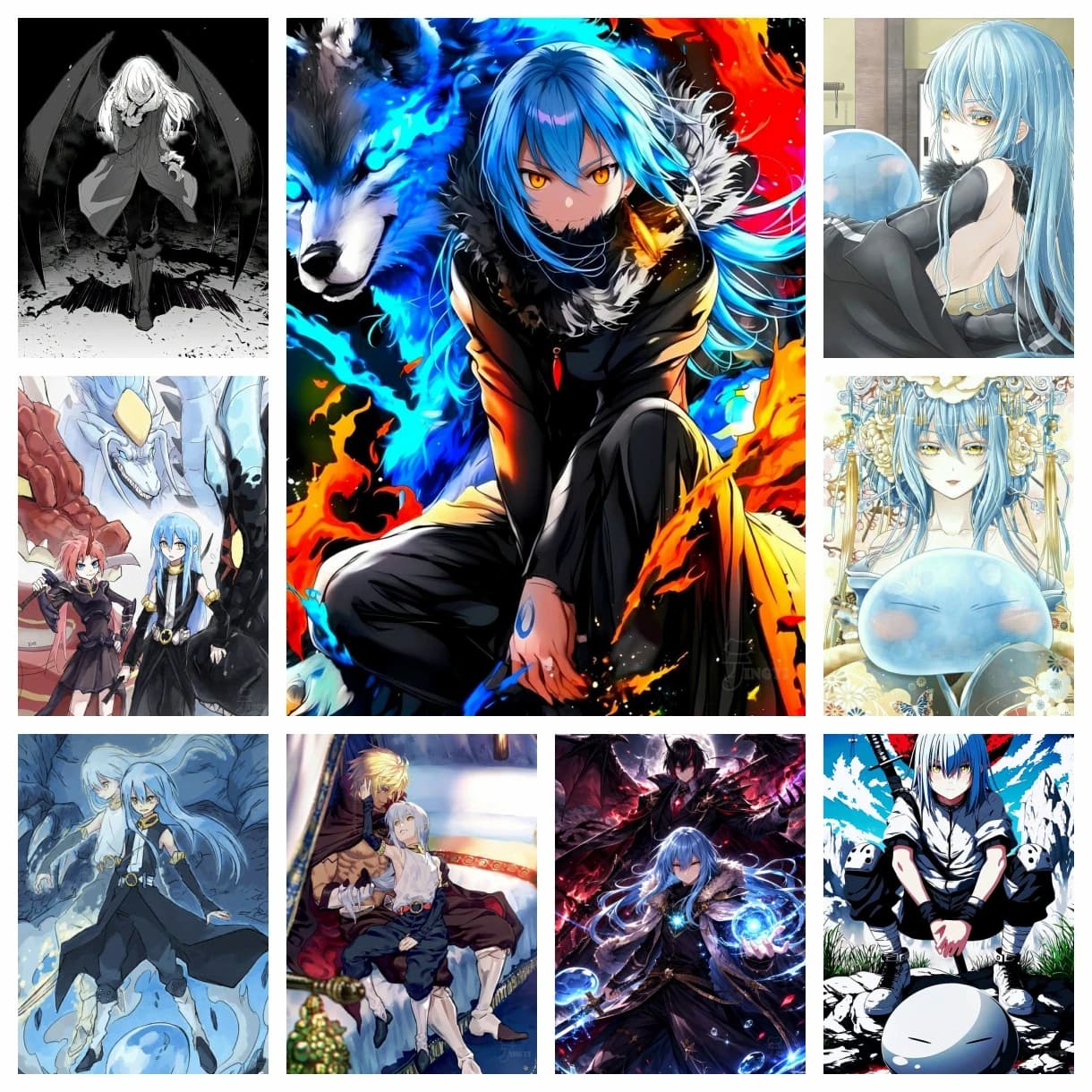 That Time I Got Reincarnated As A Slime Diamond Painting Rimuru Tempest Kit 5D Stitch Handmade Art Gift Crafts Home Decor Gift