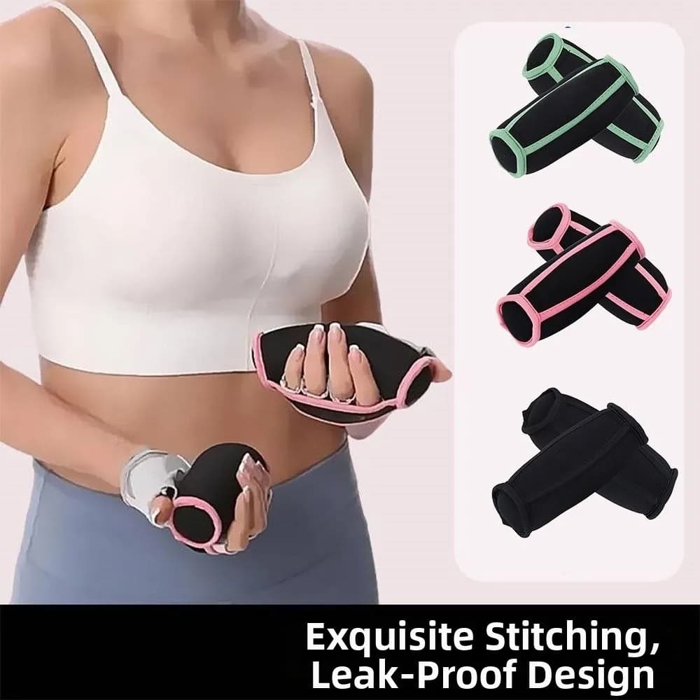 1 Paio di Pesi da Mano Durevoli Unisex, Set per Aumento di Peso, Manubri Morbidi Traspiranti, Sacchetto di Sabbia Appesantito da 1/2 LB per Jogging