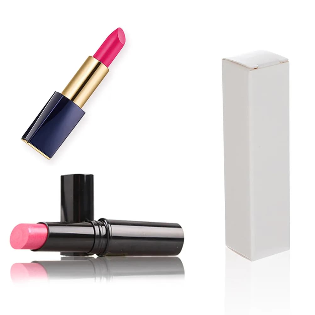 50Pcs Rectangle Lip Balm Packaging Cases Kraft Paper Lipstick Boxes Reusable Storage Tubes Essential Oil Packaging Box