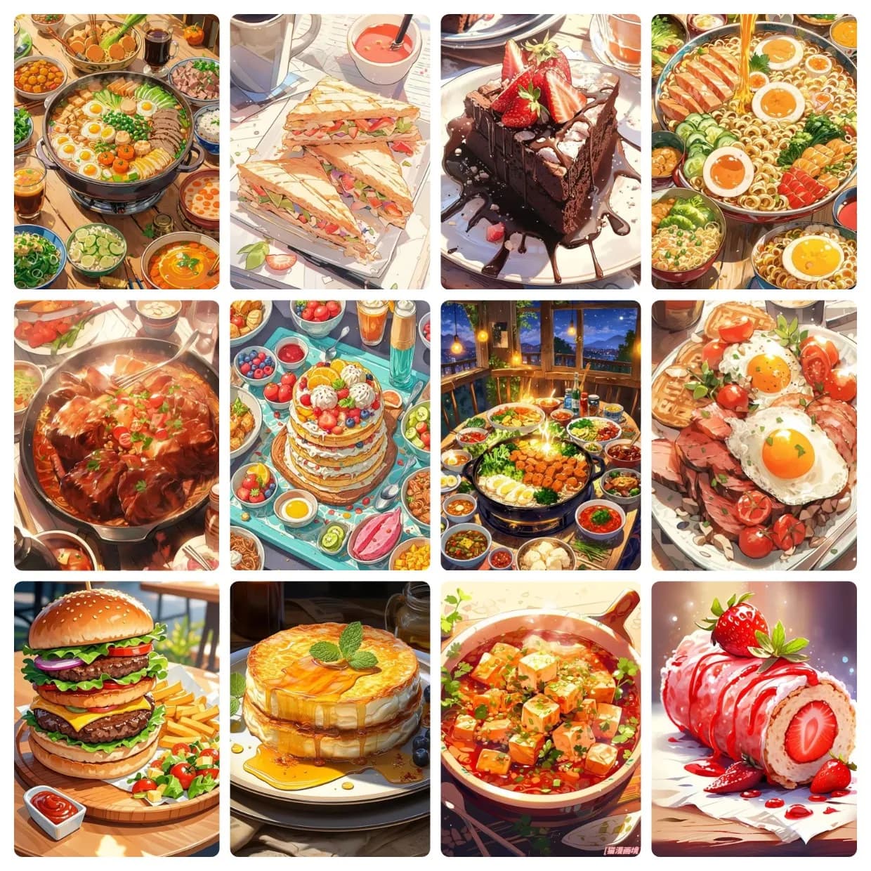 Diamond Painting Food Dessert Cake Full Round/Square Diamonds Mosaic Handmade Art Exquisite Gift Home Decoration