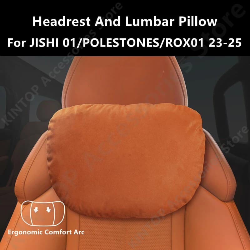 Per JISHI 01/POLESTONES/ROX01 23-25 Poggiatesta e cuscino lombare, decorazione interna antigraffio Accessori di protezione Refit