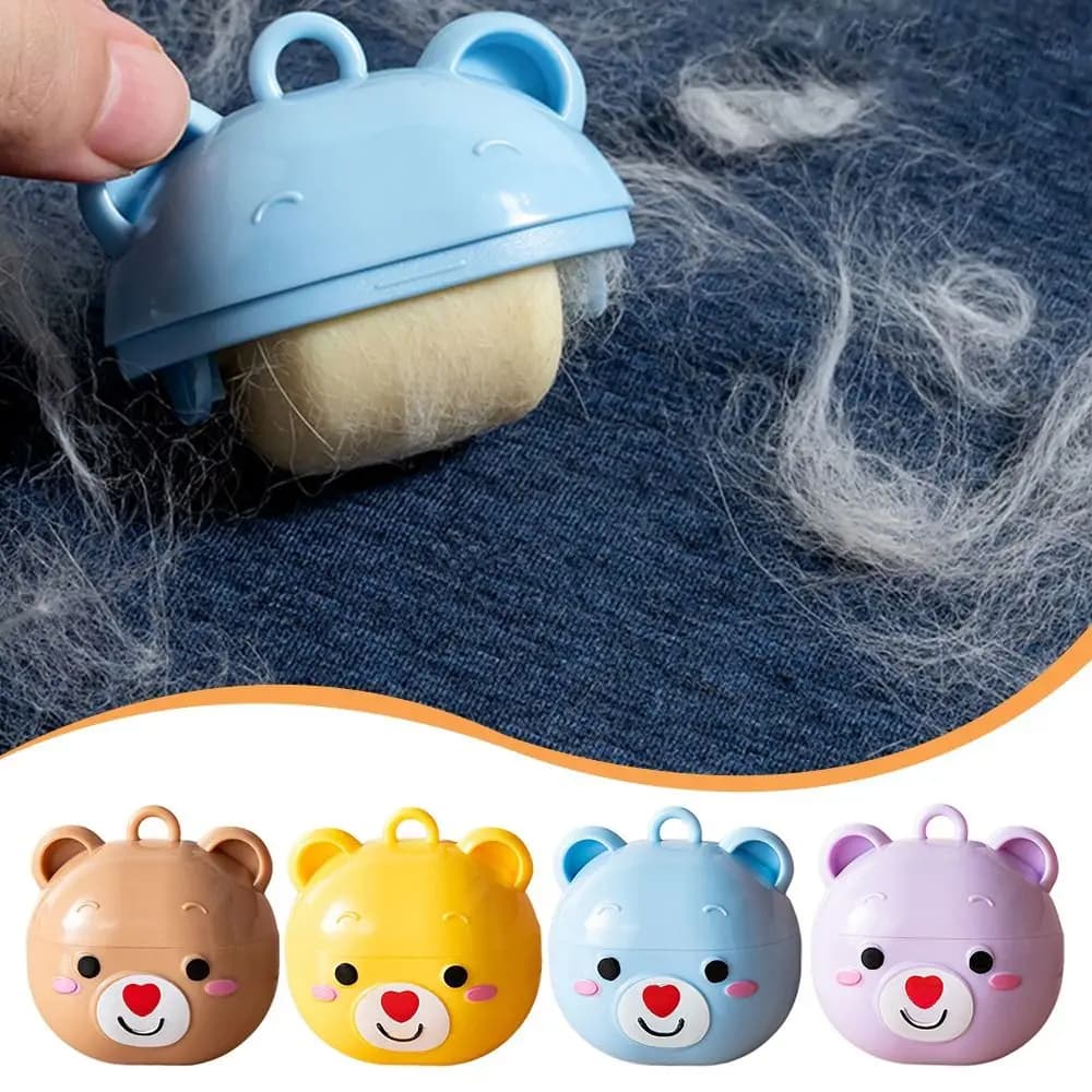 Regali Cartoon Little Bear Rullo per lanugine Lavabile Rullo portatile per la rimozione dei peli Mini rullo per la rimozione dei peli
