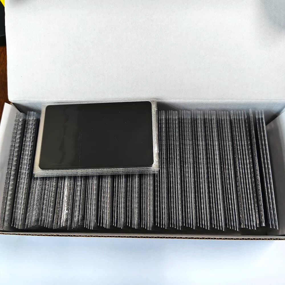 20 pz/lotto Carte NFC NT/AG 213/215/216 PVC Carta Vuota ISO14443A PVC Bianco Nero Carta Per Android IOS NFC Telefono