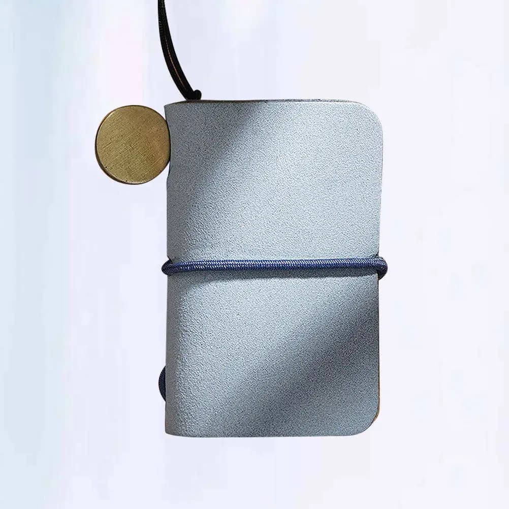 Mini Notepad Notebook Matte Wax Sky-Blue Portable for Daily Use School Office Worker Students Stationery Planner Schedule
