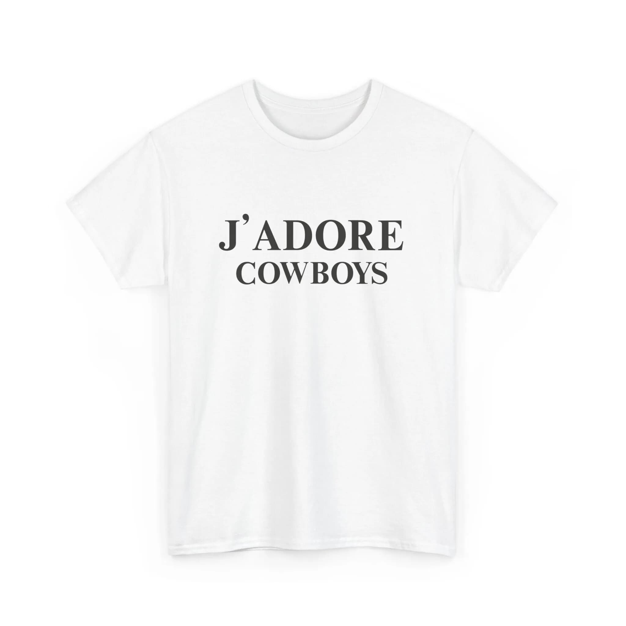 J Adore Cowboys T Shirt Je Y2K Kendall Slogan per il suo Cowboy S