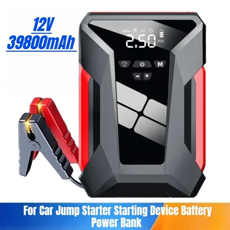 Per avviamento di emergenza per auto Dispositivo di avviamento Batteria Power Bank 12V39800mAh Jumpstarter Auto Buster Booster di emergenza